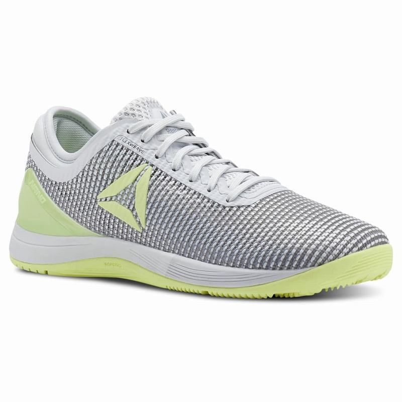 Tenisi Reebok Crossfit Nano 8 Flexweave Dama Albi/Gri/Albi/Lămâie Romania XJ5887JP